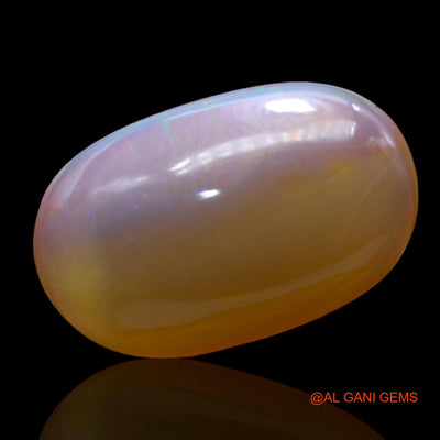 Natural Fire Opal Gemstone 11.00 Cts Loose Oval Cabochon From Australia 22x14x6 mm AC-261