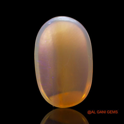 Natural Fire Opal Gemstone 11.00 Cts Loose Oval Cabochon From Australia 22x14x6 mm AC-261