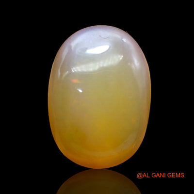 13.00 Cts Unheated Australian Fire Opal Loose Gemstone Oval Cabochon Natural 20x14x7 mm AC-262