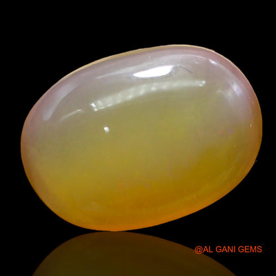 13.00 Cts Unheated Australian Fire Opal Loose Gemstone Oval Cabochon Natural 20x14x7 mm AC-262