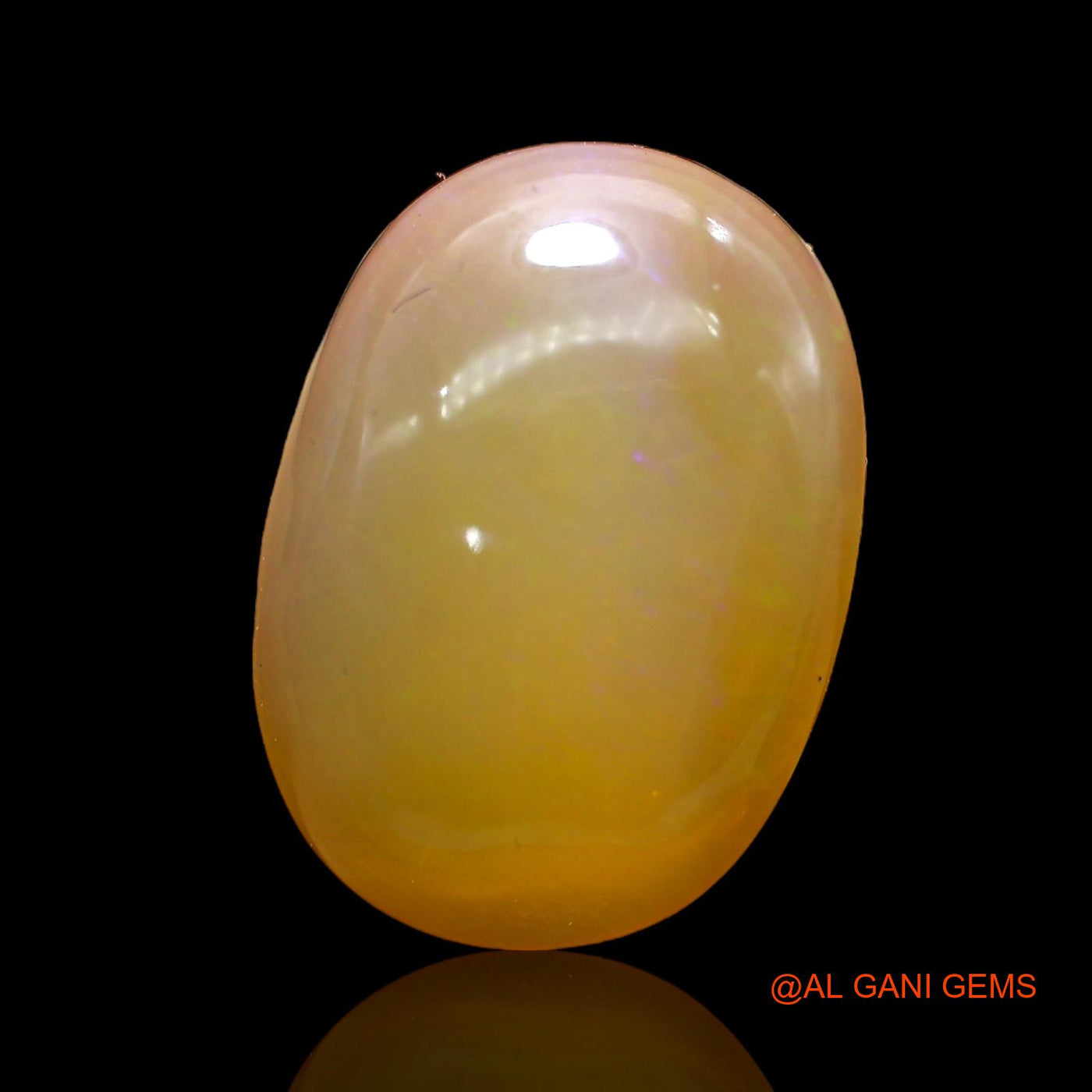 13.00 Cts Unheated Australian Fire Opal Loose Gemstone Oval Cabochon Natural 20x14x7 mm AC-262