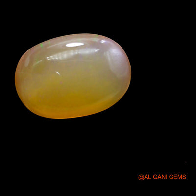 13.00 Cts Unheated Australian Fire Opal Loose Gemstone Oval Cabochon Natural 20x14x7 mm AC-262