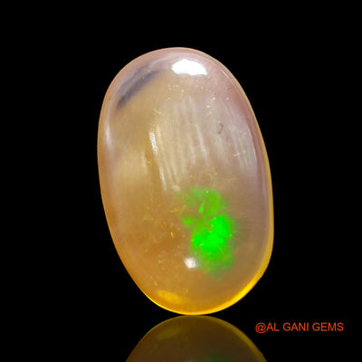8.00 Cts Natural Australian Fire Opal Loose Gemstone Oval Cabochon 21x13x4 mm AC-263