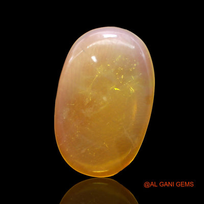 8.00 Cts Natural Australian Fire Opal Loose Gemstone Oval Cabochon 21x13x4 mm AC-263