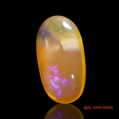 Natural Untreated Fire Opal Loose Gemstone Oval Cabochon From Australia 8.00 Cts 22x13x4 mm AC-264