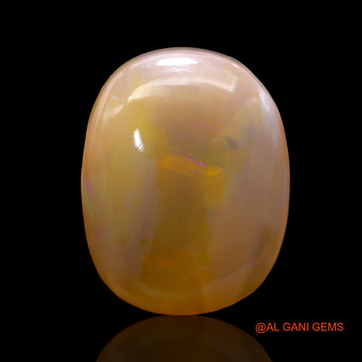10.00 Cts Natural Australian Fire Opal Loose Gemstone Oval Cabochon 19x15x5 mm AC-265