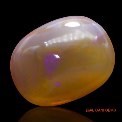10.00 Cts Natural Australian Fire Opal Loose Gemstone Oval Cabochon 19x15x5 mm AC-265