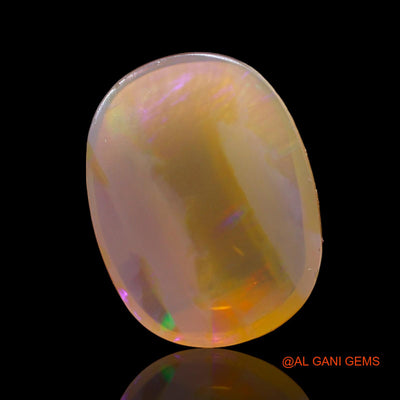 10.00 Cts Natural Australian Fire Opal Loose Gemstone Oval Cabochon 19x15x5 mm AC-265
