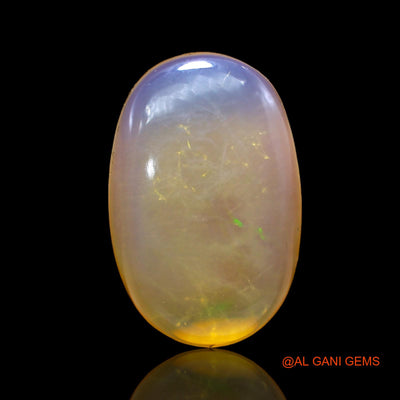Natural Untreated Fire Opal Loose Gemstone Oval Cabochon From Australia 9.00 Cts 20x13x5 mm AC-266