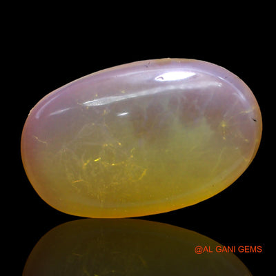 Natural Untreated Fire Opal Loose Gemstone Oval Cabochon From Australia 9.00 Cts 20x13x5 mm AC-266