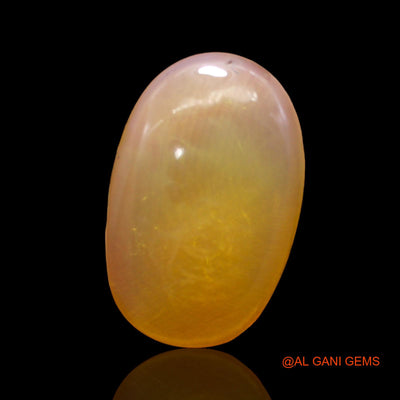 Natural Untreated Fire Opal Loose Gemstone Oval Cabochon From Australia 9.00 Cts 20x13x5 mm AC-266