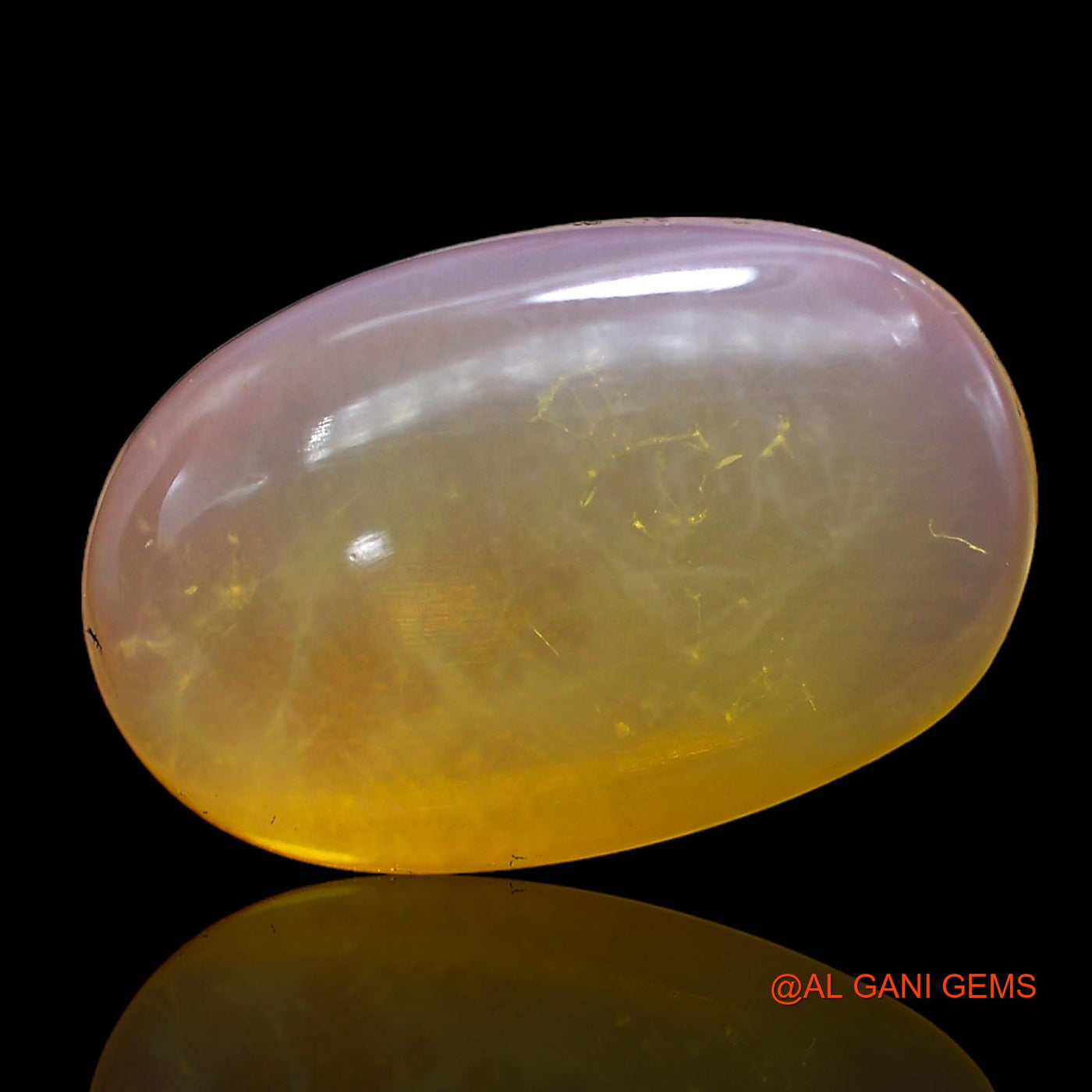 Natural Untreated Fire Opal Loose Gemstone Oval Cabochon From Australia 9.00 Cts 20x13x5 mm AC-266