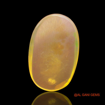 Natural Untreated Fire Opal Loose Gemstone Oval Cabochon From Australia 9.00 Cts 20x13x5 mm AC-266