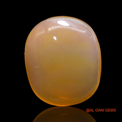 11.00 Cts Natural Australian Fire Opal Loose Gemstone Oval Cabochon 18x15x6 mm AC-267