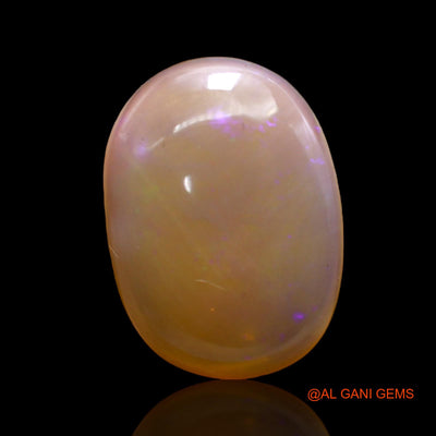 Natural Fire Opal Gemstone 8.00 Cts Loose Oval Cabochon From Australia 18x13x5 mm AC-269