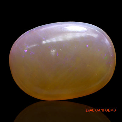 Natural Fire Opal Gemstone 8.00 Cts Loose Oval Cabochon From Australia 18x13x5 mm AC-269