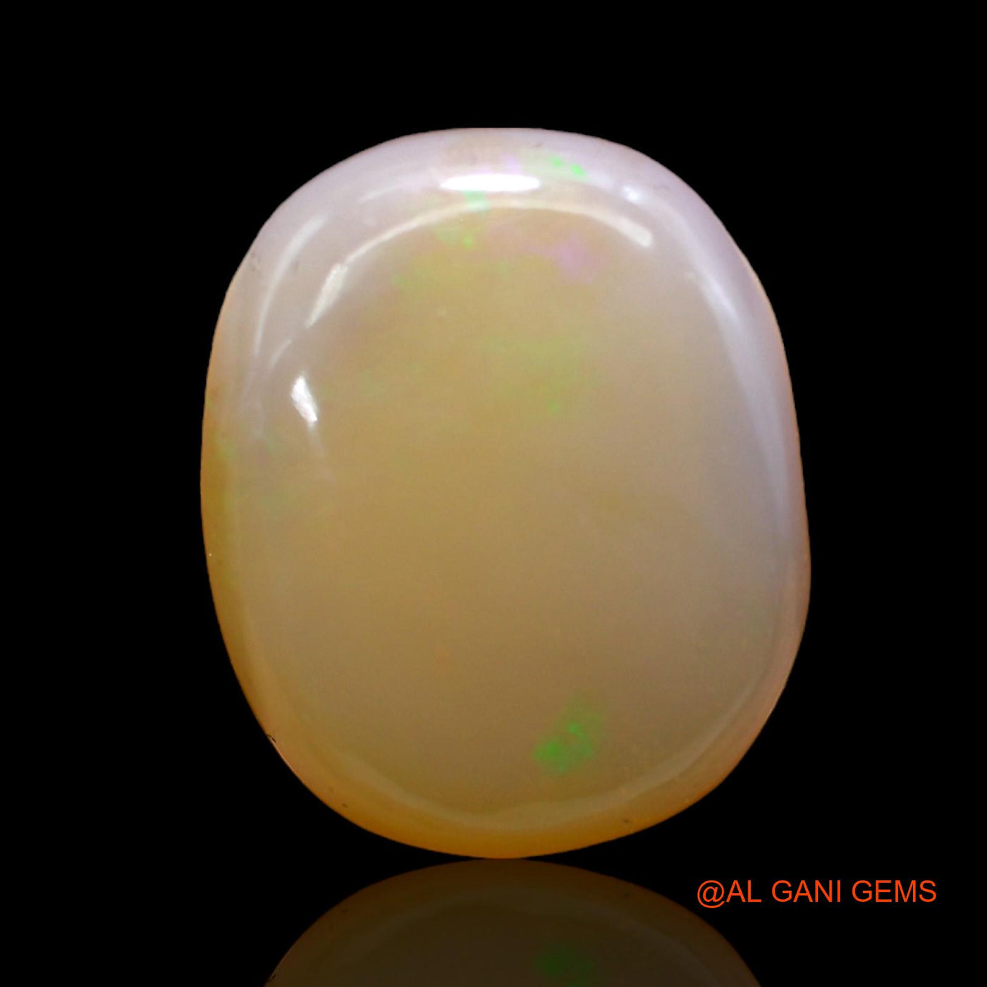 9.00 Cts Natural Australian Fire Opal Loose Gemstone Oval Cabochon 16x13x5 mm AC-270