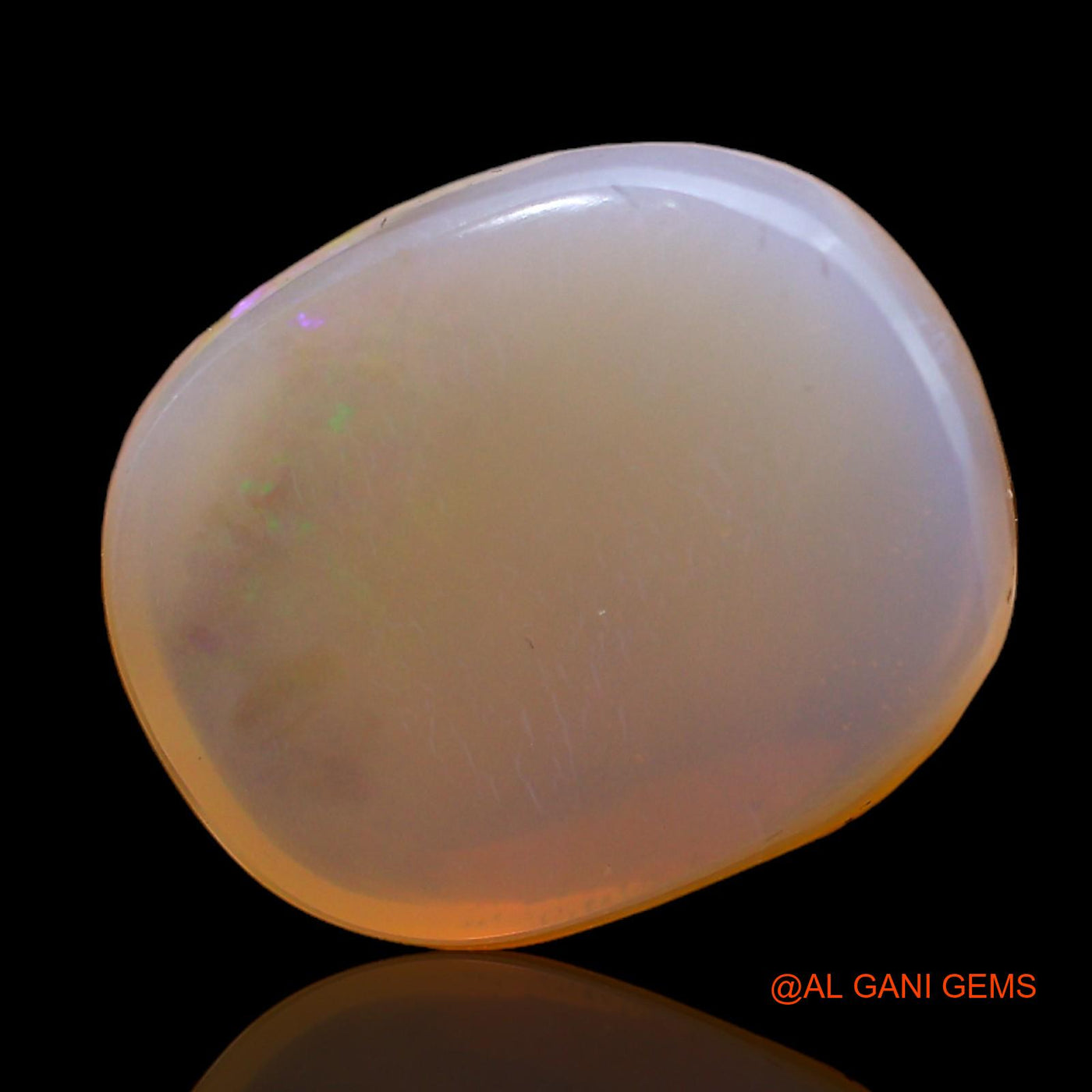 9.00 Cts Natural Australian Fire Opal Loose Gemstone Oval Cabochon 16x13x5 mm AC-270