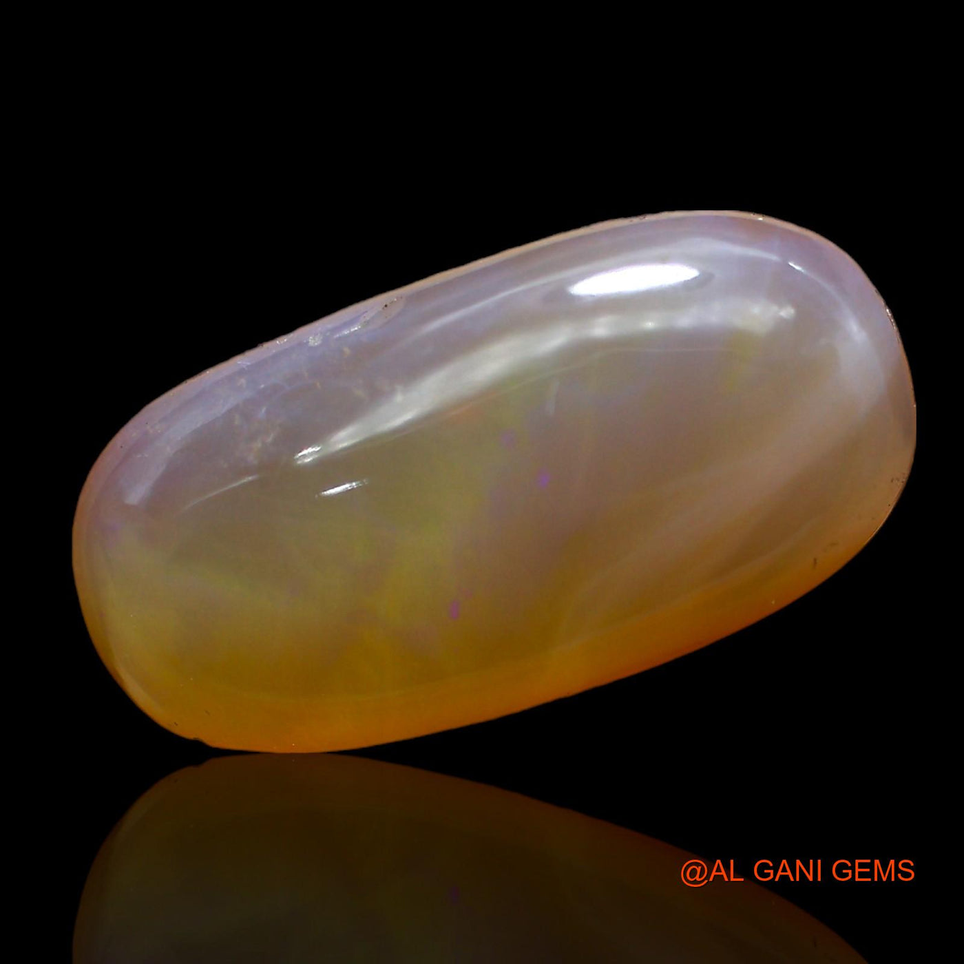 8.00 Cts Natural Australian Fire Opal Loose Gemstone Oval Cabochon 19x10x6 mm AC-271