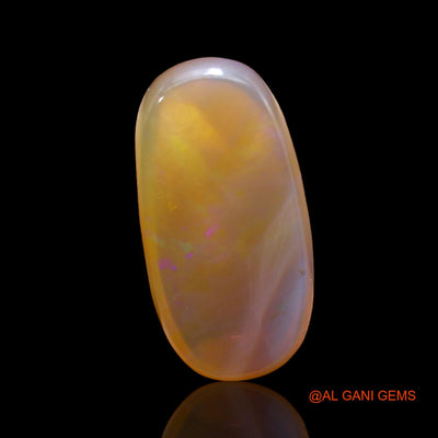 8.00 Cts Natural Australian Fire Opal Loose Gemstone Oval Cabochon 19x10x6 mm AC-271