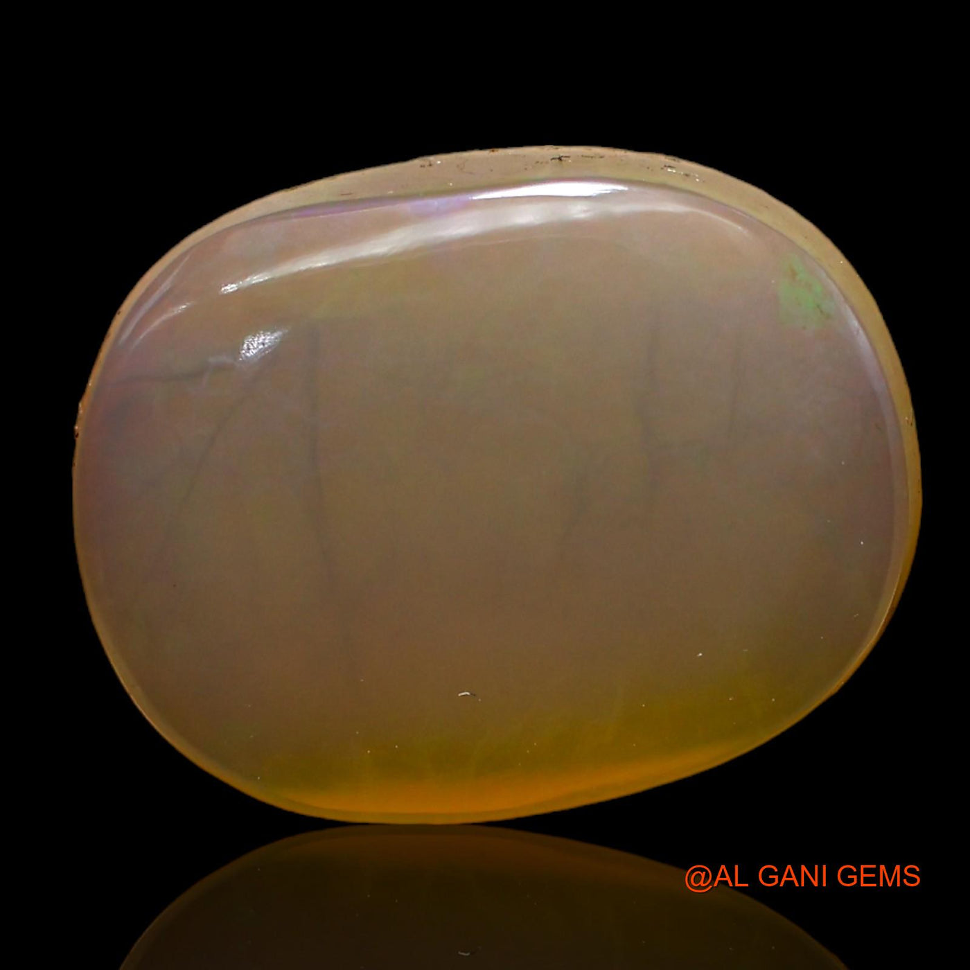 8.00 Cts Natural Australian Fire Opal Loose Gemstone Oval Cabochon 16x12x5 mm AC-272