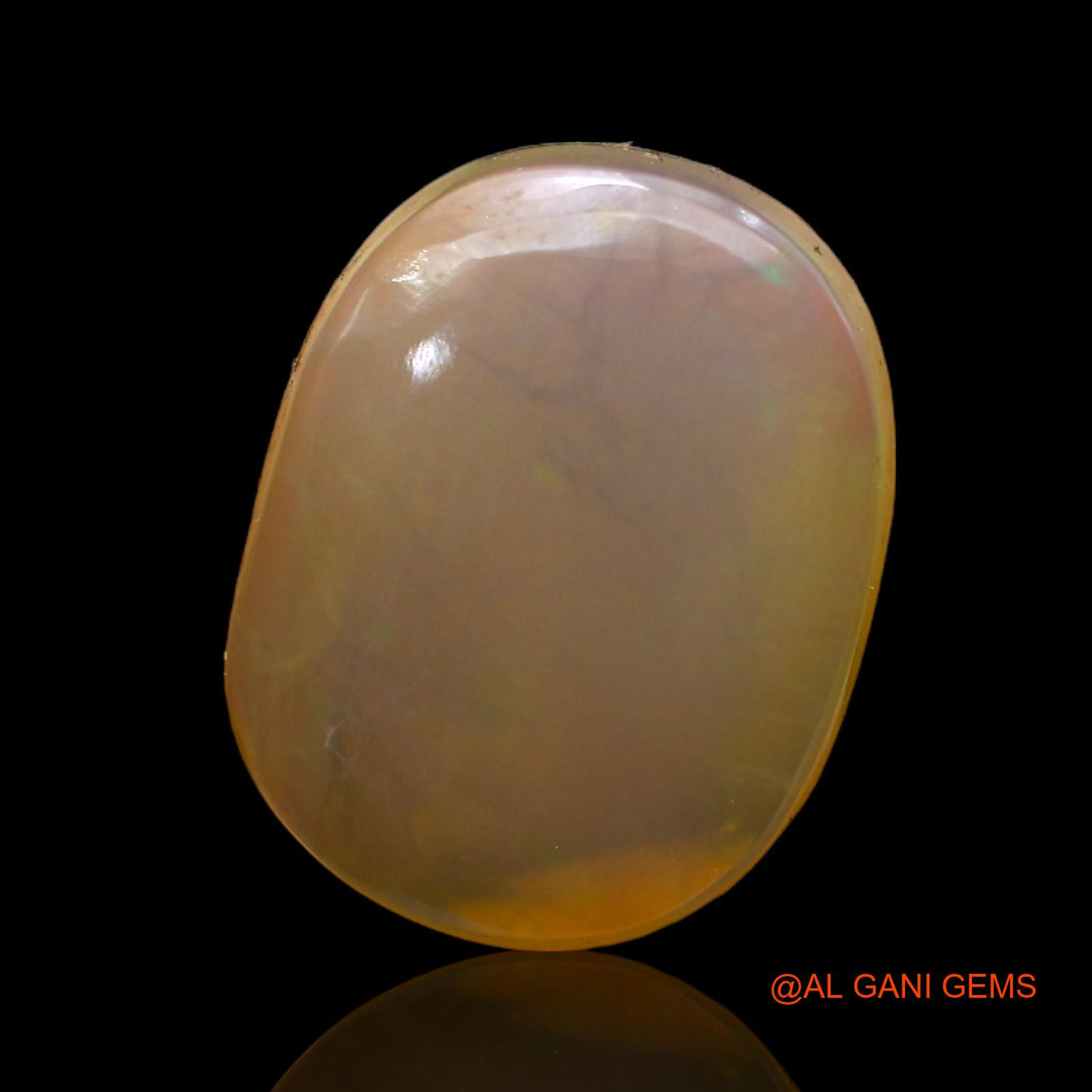 8.00 Cts Natural Australian Fire Opal Loose Gemstone Oval Cabochon 16x12x5 mm AC-272