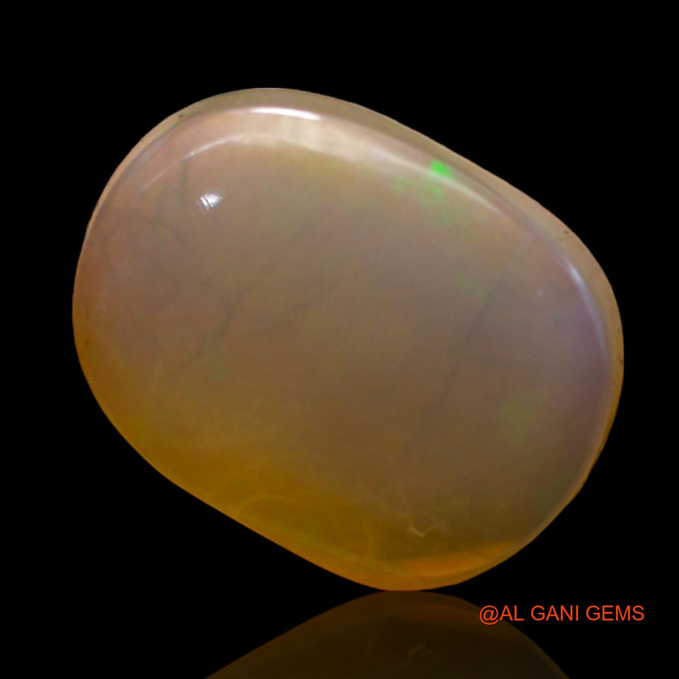 8.00 Cts Natural Australian Fire Opal Loose Gemstone Oval Cabochon 16x12x5 mm AC-272