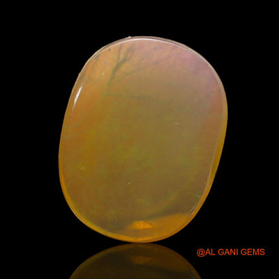 8.00 Cts Natural Australian Fire Opal Loose Gemstone Oval Cabochon 16x12x5 mm AC-272