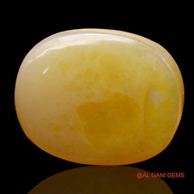 Natural Fire Opal Gemstone 7.00 Cts Loose Oval Cabochon From Australia 15x12x5 mm AC-275