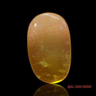Natural Untreated Fire Opal Loose Gemstone Oval Cabochon From Australia 5.00 Cts 18x11x3 mm AC-276