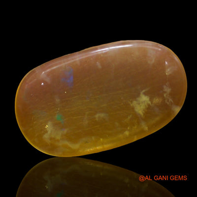 Natural Untreated Fire Opal Loose Gemstone Oval Cabochon From Australia 5.00 Cts 18x11x3 mm AC-276