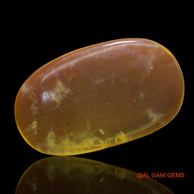 Natural Untreated Fire Opal Loose Gemstone Oval Cabochon From Australia 5.00 Cts 18x11x3 mm AC-276
