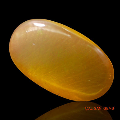 Natural Untreated Fire Opal Loose Gemstone Oval Cabochon From Australia 5.00 Cts 17x10x4 mm AC-278