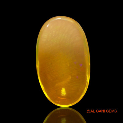 Natural Untreated Fire Opal Loose Gemstone Oval Cabochon From Australia 5.00 Cts 17x10x4 mm AC-278