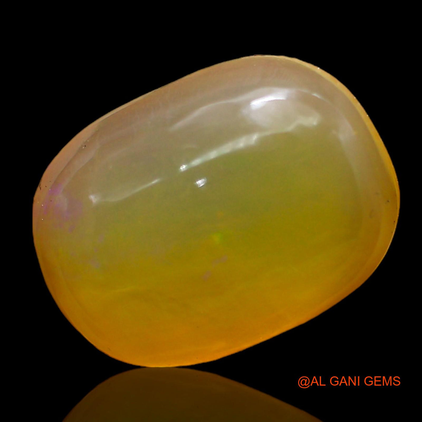 6.00 Cts Natural Australian Fire Opal Loose Gemstone Oval Cabochon 15x11x5 mm AC-279