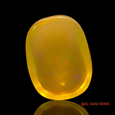 6.00 Cts Natural Australian Fire Opal Loose Gemstone Oval Cabochon 15x11x5 mm AC-279