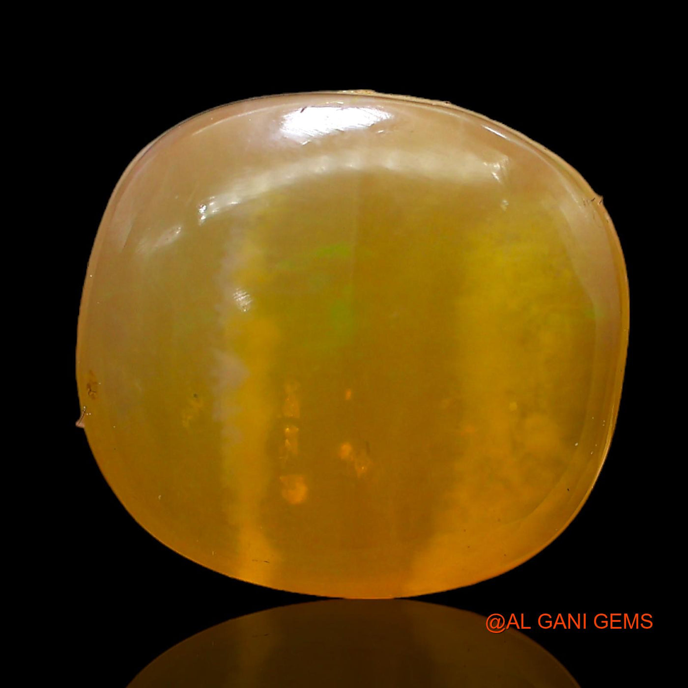 8.00 Cts Natural Australian Fire Opal Loose Gemstone Oval Cabochon 14x12x6 mm AC-280
