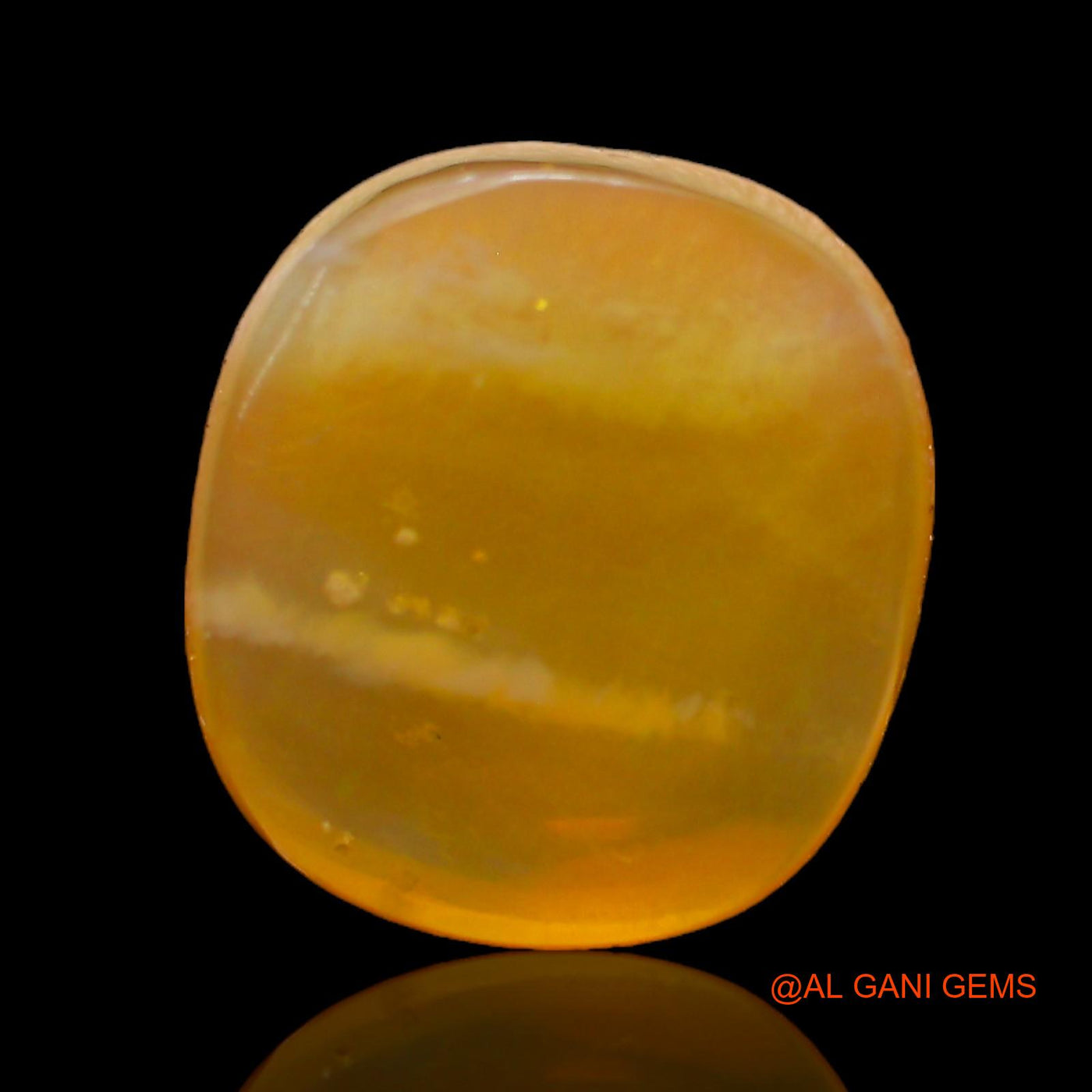 8.00 Cts Natural Australian Fire Opal Loose Gemstone Oval Cabochon 14x12x6 mm AC-280