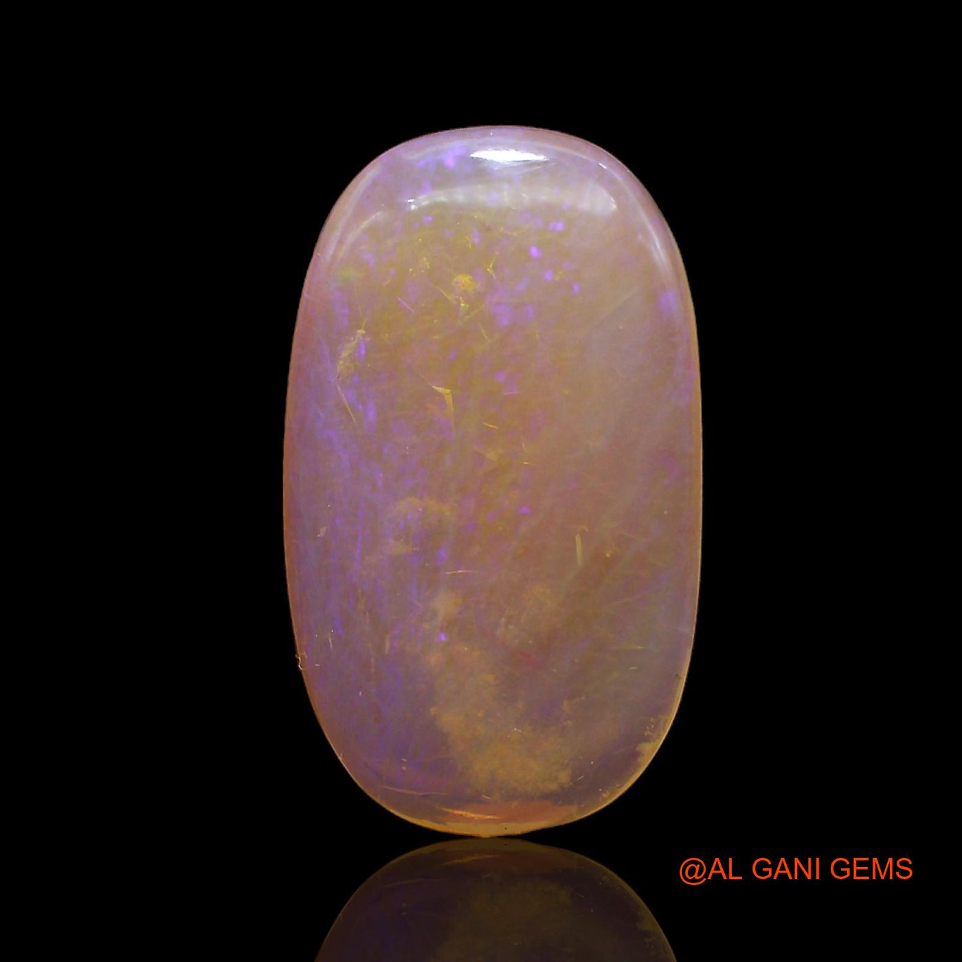 4.00 Cts Natural Australian Fire Opal Loose Gemstone Oval Cabochon 18x11x3 mm AC-281