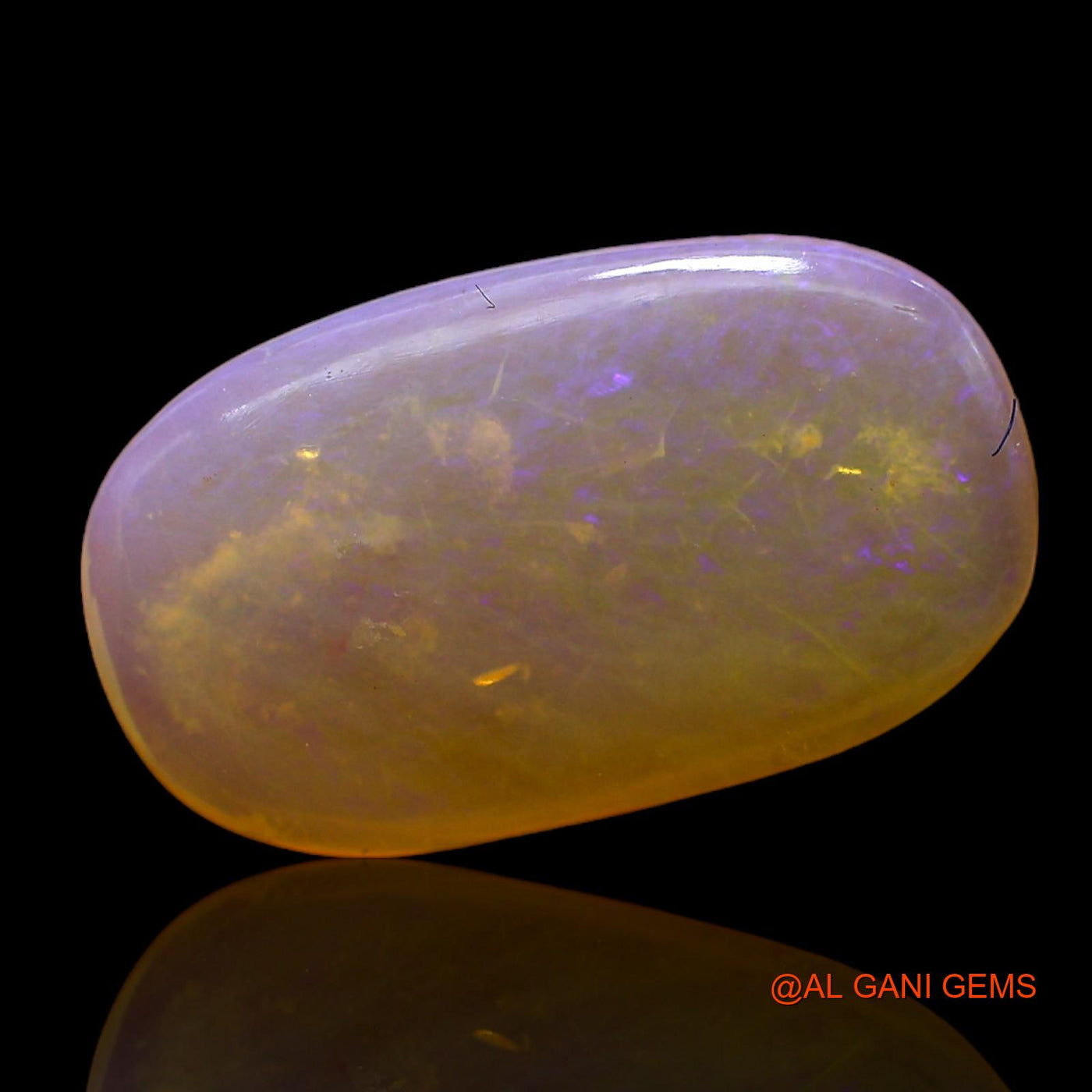 4.00 Cts Natural Australian Fire Opal Loose Gemstone Oval Cabochon 18x11x3 mm AC-281
