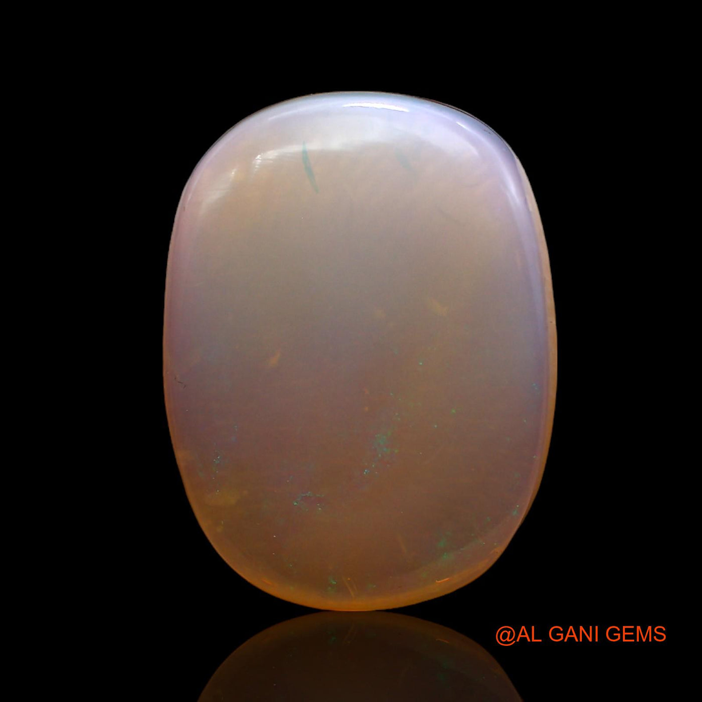 8.00 Cts Unheated Australian Fire Opal Loose Gemstone Oval Cabochon Natural 17x12x5 mm AC-282