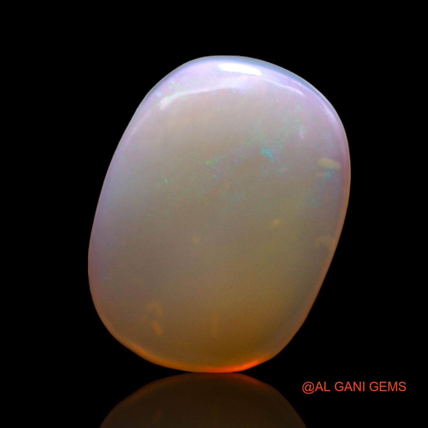 8.00 Cts Unheated Australian Fire Opal Loose Gemstone Oval Cabochon Natural 17x12x5 mm AC-282