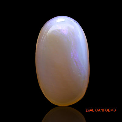 8.00 Cts Natural Australian Fire Opal Oval Cabochon Loose Gemstone For Jewelry 18x10x5 mm AC-284