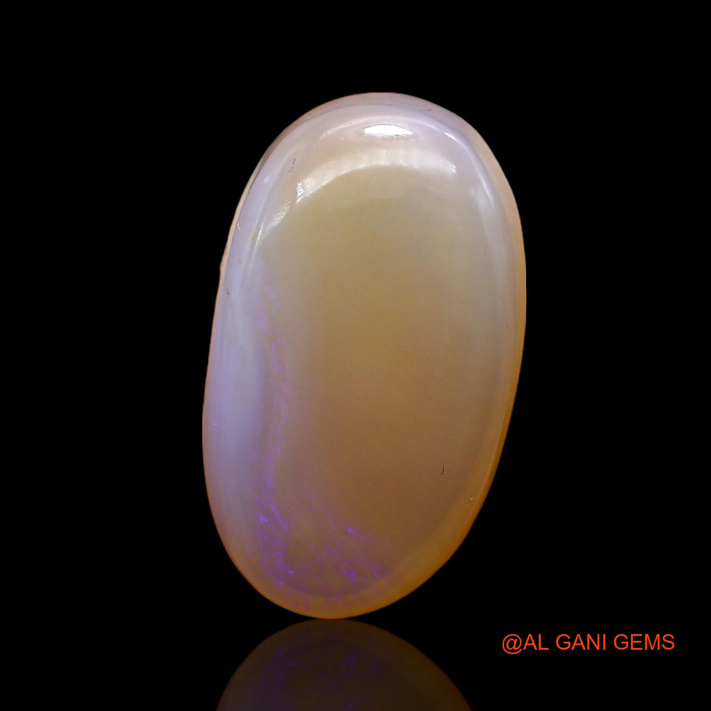 8.00 Cts Natural Australian Fire Opal Oval Cabochon Loose Gemstone For Jewelry 18x10x5 mm AC-284