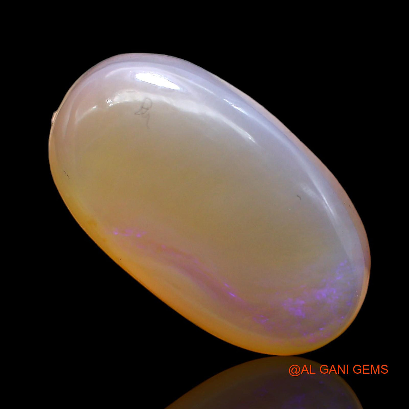 8.00 Cts Natural Australian Fire Opal Oval Cabochon Loose Gemstone For Jewelry 18x10x5 mm AC-284