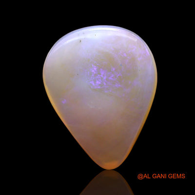5.00 Cts Natural Australian Fire Opal Loose Gemstone Pear Cabochon 17x13x4 mm AC-285
