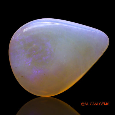5.00 Cts Natural Australian Fire Opal Loose Gemstone Pear Cabochon 17x13x4 mm AC-285