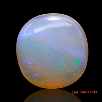 9.00 Cts Natural Australian Fire Opal Oval Cabochon Loose Gemstone For Jewelry 15x14x6 mm AC-286