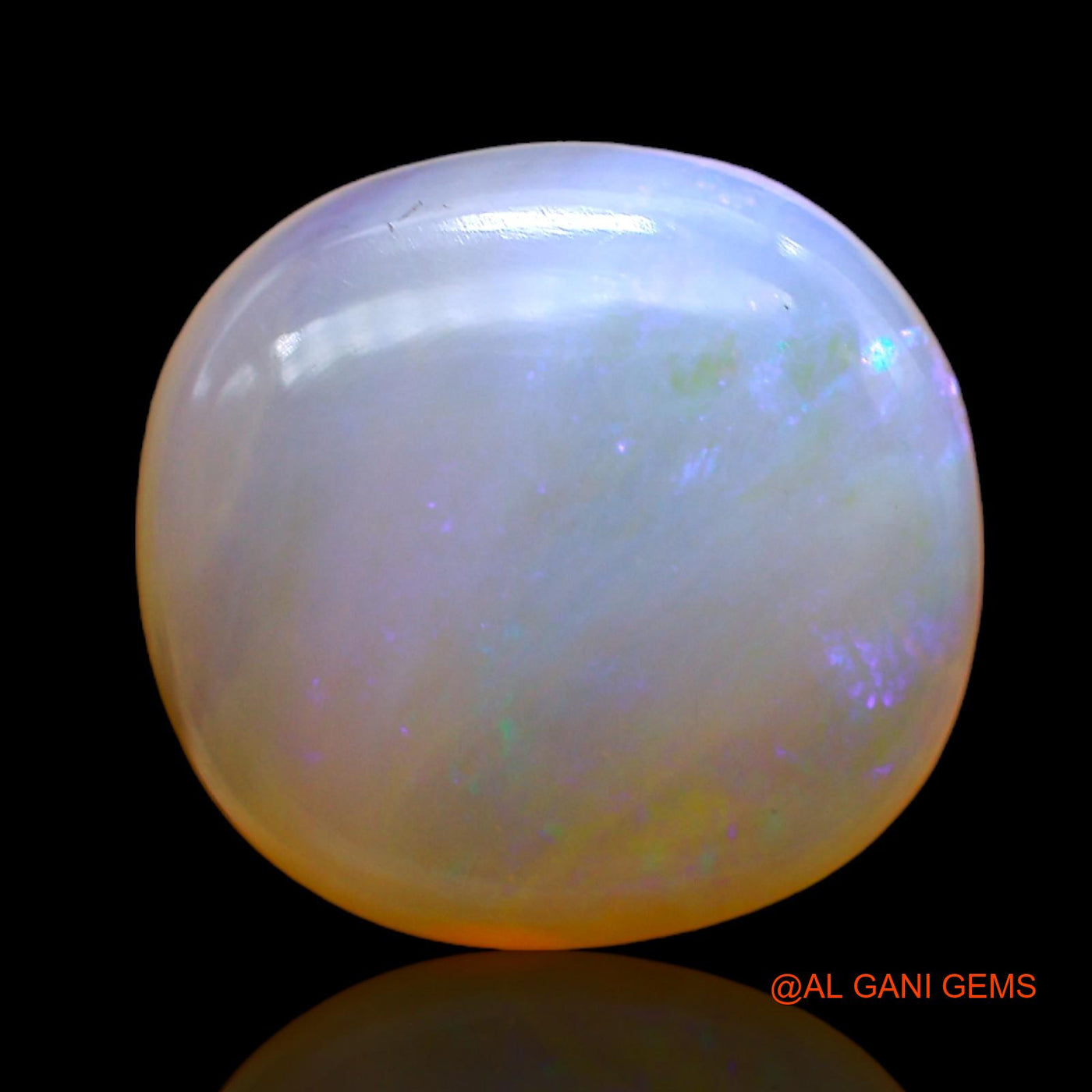 9.00 Cts Natural Australian Fire Opal Oval Cabochon Loose Gemstone For Jewelry 15x14x6 mm AC-286