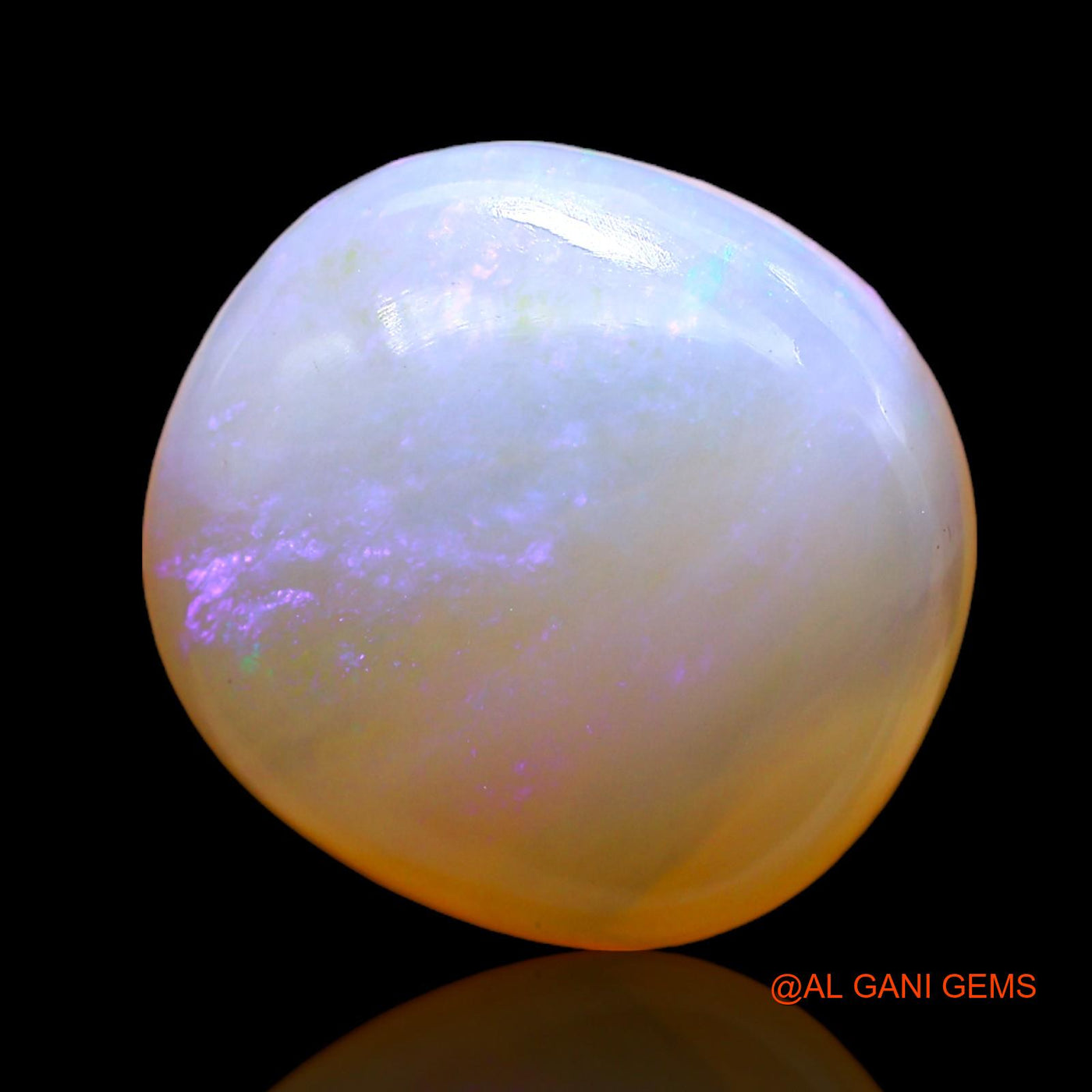 9.00 Cts Natural Australian Fire Opal Oval Cabochon Loose Gemstone For Jewelry 15x14x6 mm AC-286